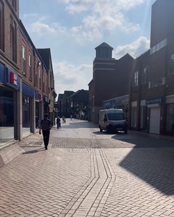 Springfield Road looking East from the High Street