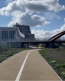 Essex Record Office (Left) and Bow Bridge (Right)